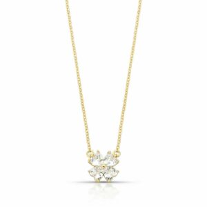 Colar Trevo Cristal