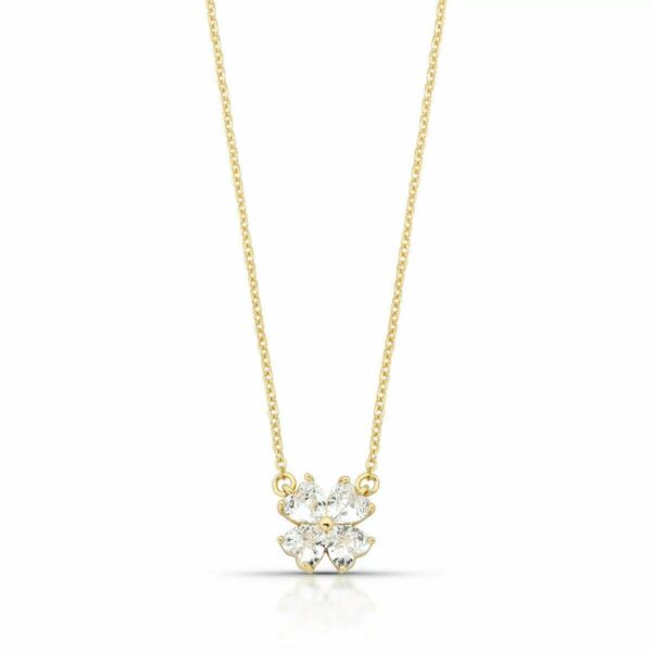 Colar Trevo Cristal