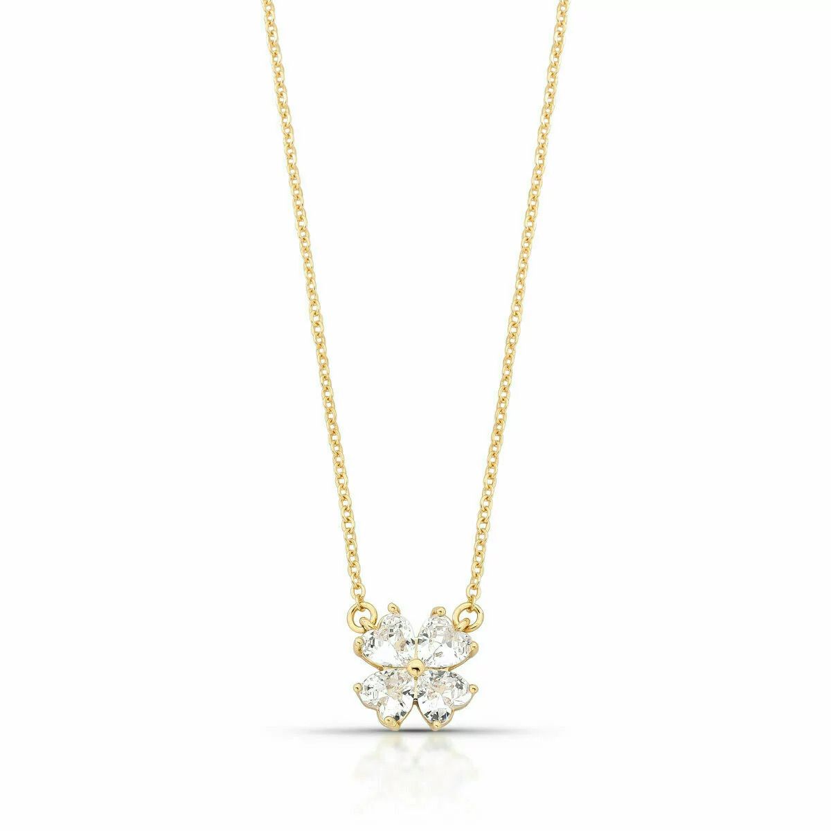 Colar Trevo Cristal