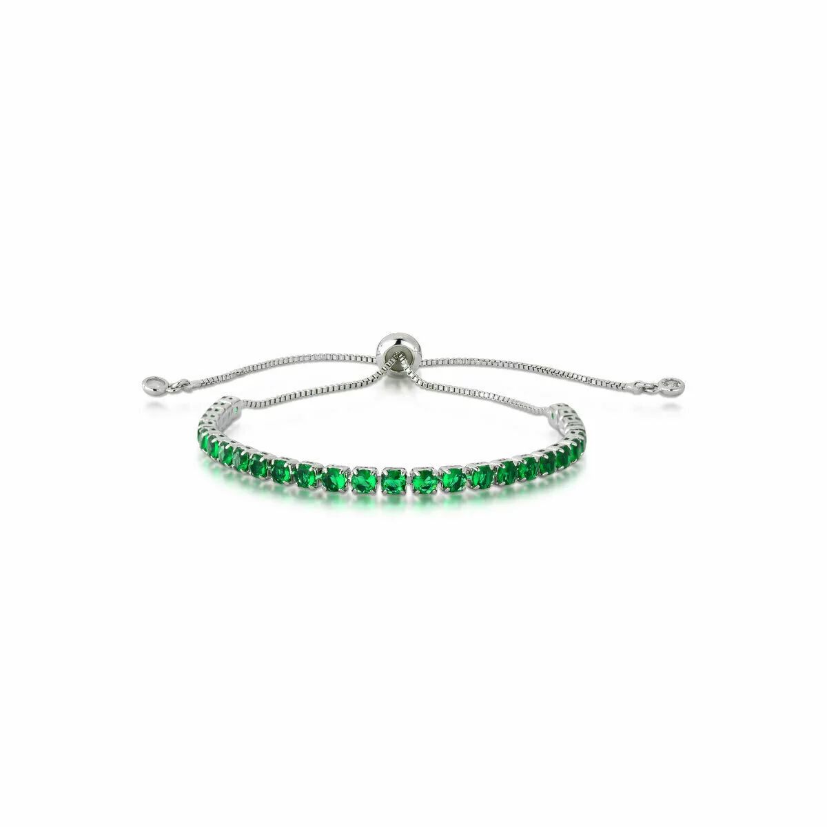 Pulseira Riviera Cravejada em Zircônia e fecho Shambala