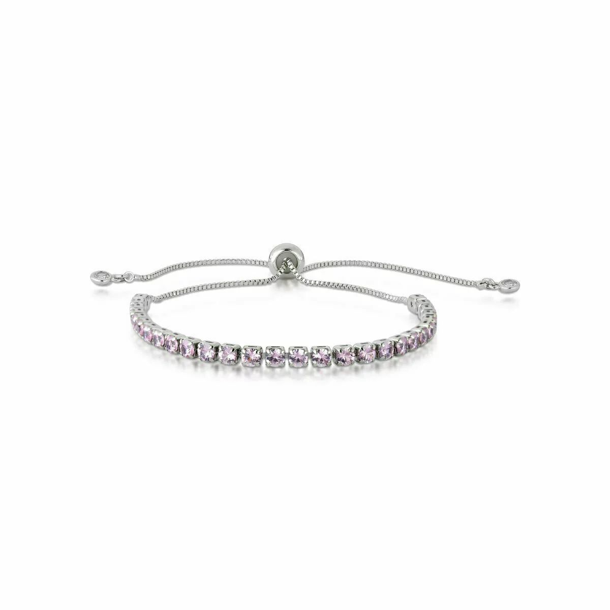 Pulseira Riviera Cravejada em Zircônia e fecho Shambala