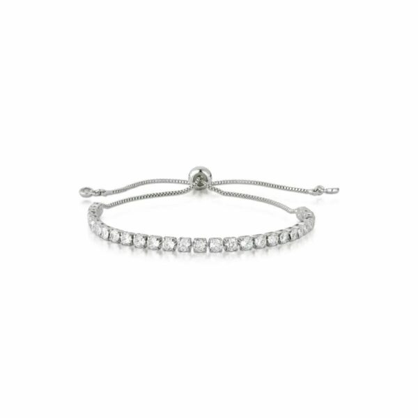 Pulseira Riviera Cravejada em Zircônia e fecho Shambala