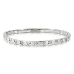 Bracelete Heart Cravejada em Micro Zircônias