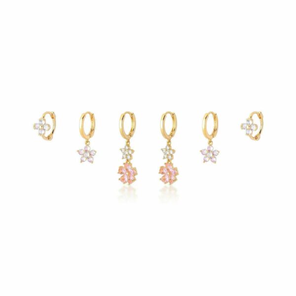 Brinco Trio Argola Click